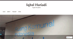 Desktop Screenshot of iqbalhariadi.com